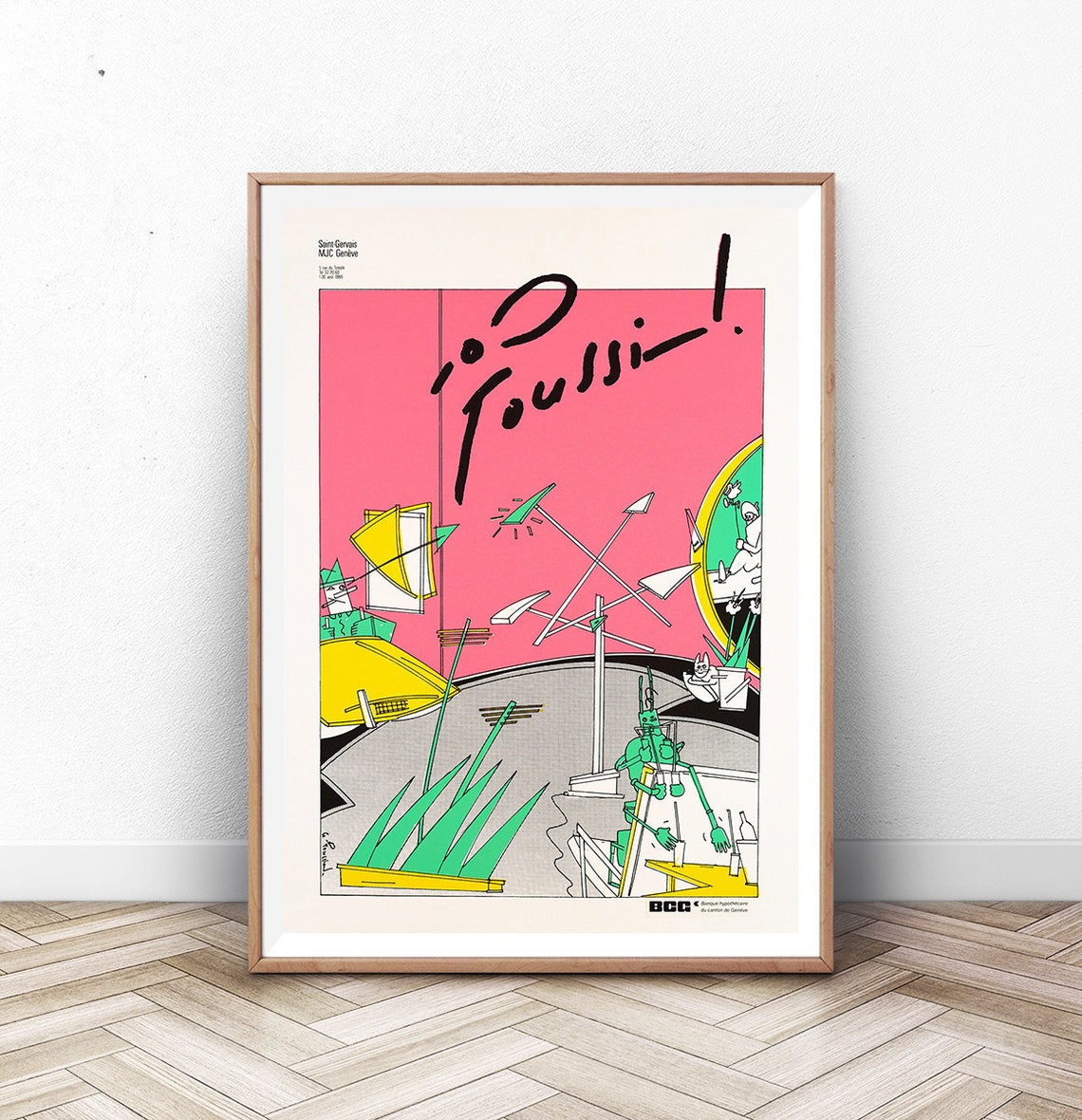 Ioussi Pop Art Exhibition Geneva Playful Colorful Eighties Print
