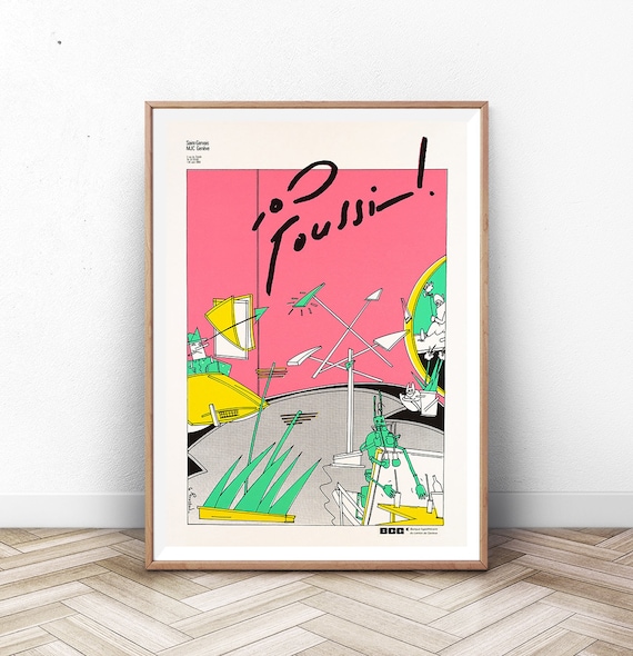 Ioussi Pop Art Exhibition Geneva Playful Colorful Eighties Print