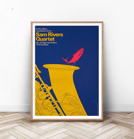 Jazz Music Poster Museum Exhibition Poster Modern Wall Art Mid Century Modern Art Print Museum Print Paris Wall Art Paris Print