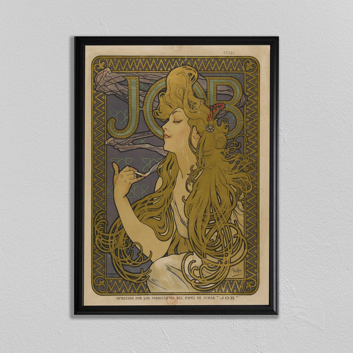 Alphonse Mucha Art Nouveau Decorative Art Print