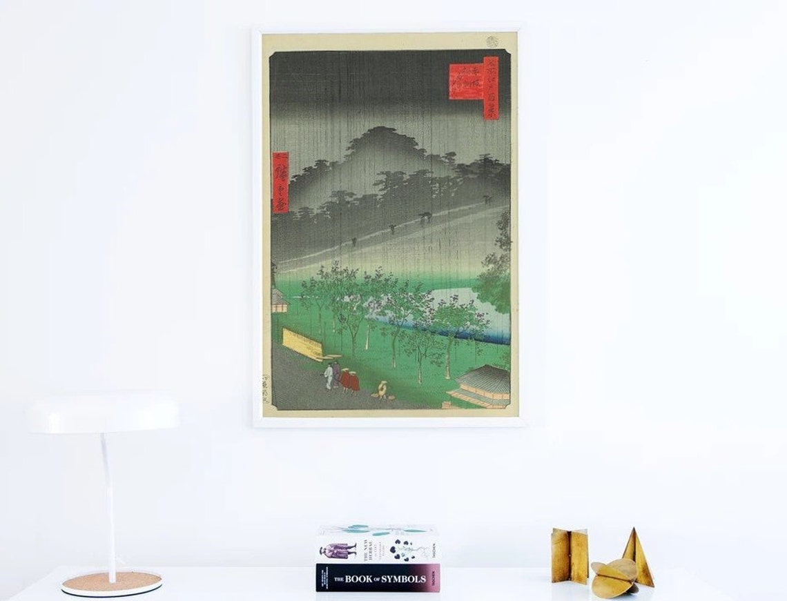 Japan Woodblock Print Japanese Print Japanese Art Japan Poster Japon Estampe Japonaise Vintage Japan Japan Poster Utagawa Hiroshige - Image 3