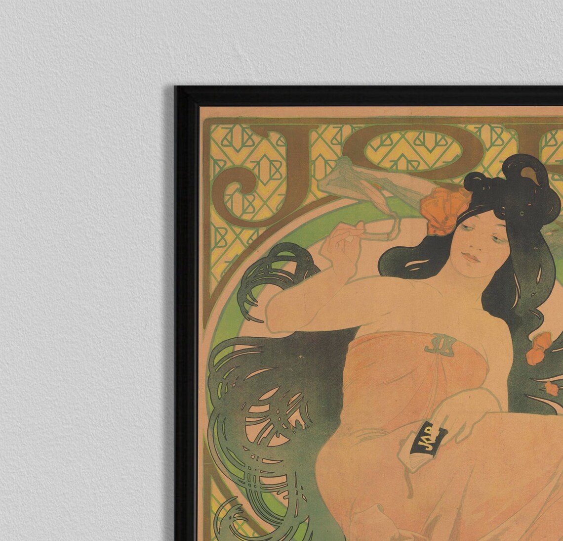 Alphonse Mucha Job Art Nouveau Beauty Long Hair Vintage Ad Poster - Image 3