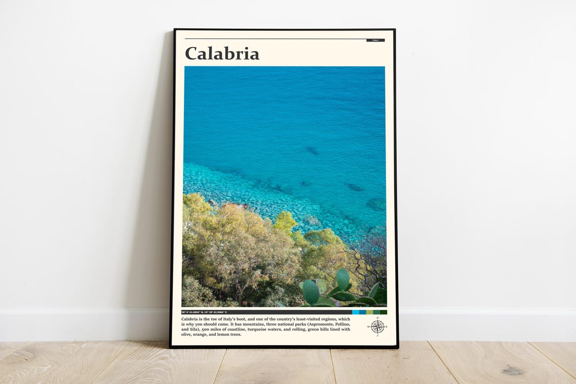 Travel Photography Calabria Print Calabria Wall Art Calabria Poster Calabria Photo Calabria Poster Print Italy Calabria Wall Decor