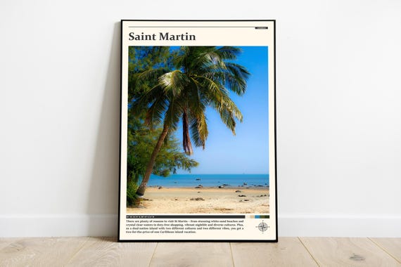 Travel Photography Saint Martin Print Saint Martin Wall Art Saint Martin Poster Saint Martin Photo Caribbean Saint Martin Decor