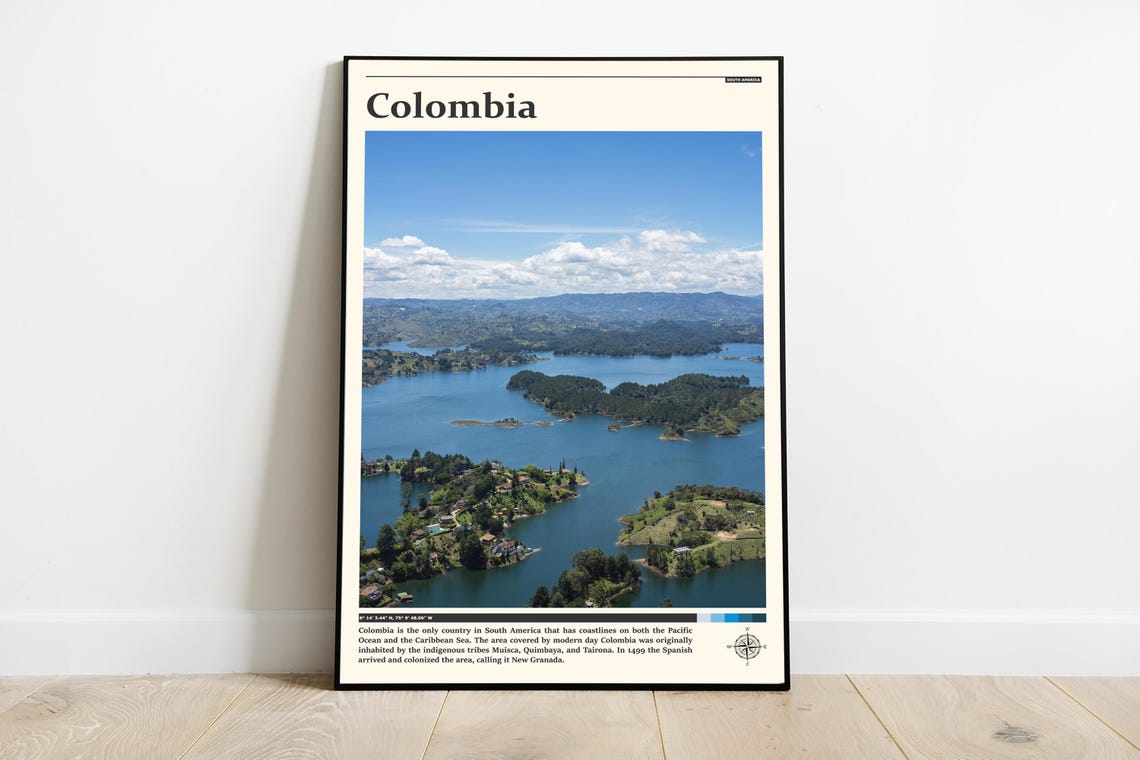 Travel Photography Colombia Print Colombia Wall Art Colombia Poster Colombia Photo Colombia Poster Print South America Colombia
