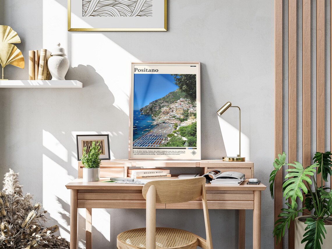 Positano Italy Colorful Cliffside Village On The Amalfi Coast Poster - Image 4