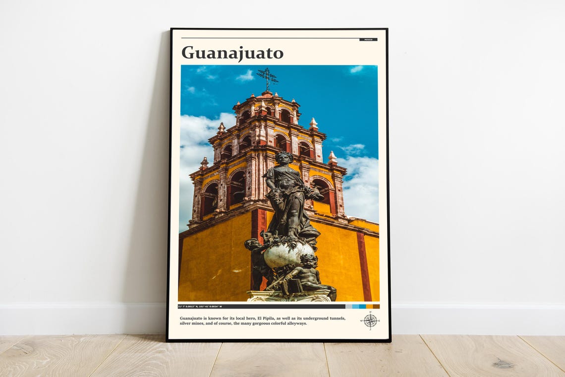 Travel Photography Guanajuato Print Guanajuato Art Guanajuato Poster Guanajuato Photo Guanajuato Poster Print Mexico Wall Art