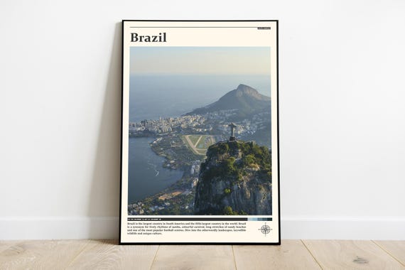 Travel Photography Brazil Print Brazil Wall Art Brazil Poster Brazil Photo Brazil Poster Print Brazil Wall Decor South America