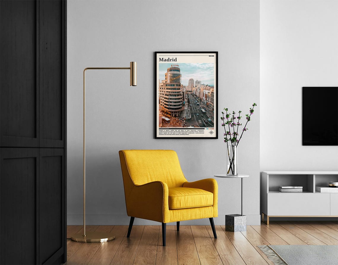 Travel Photography Madrid Print Madrid Wall Art Madrid Poster Madrid Photo Madrid Poster Print Madrid Wall Decor Spain Europe - Image 2