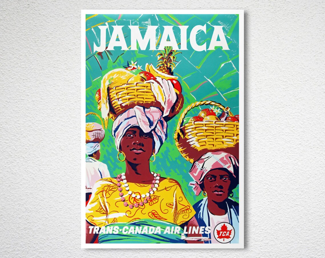 Jamaica Vintage Travel Poster, Tropical Destination - Image 2