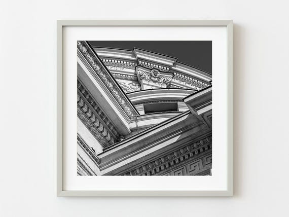 Architectural Detail Of The Romanian Athenaeum Wall Art