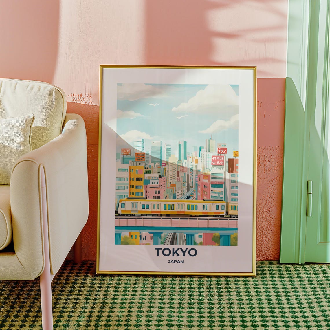 Tokyo Travel Poster Tokyo Poster Tokyo Travel Print Tokyo City Print Travel Print Travel Poster Tokyo Wall Decor Japan Poster 009 - Image 4