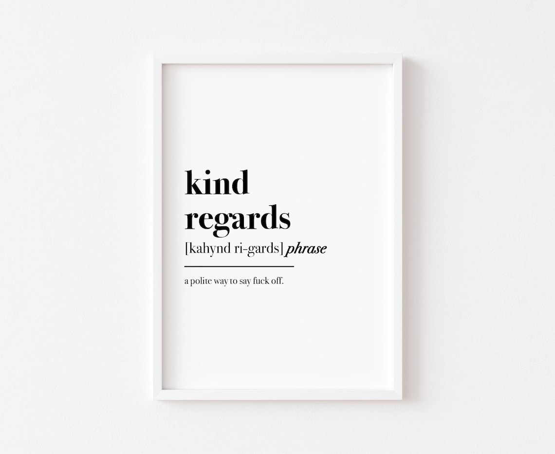 Home Office Typography Work From Definition Art Print
