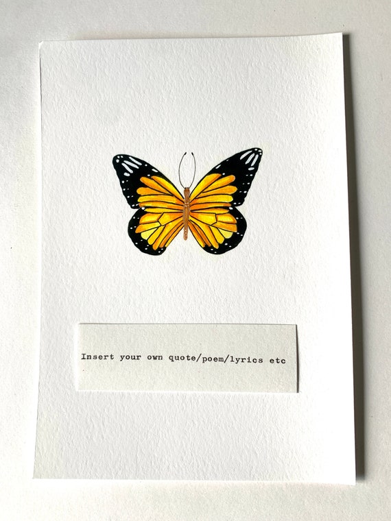 Customised Quote Vintage Typed Art Print
