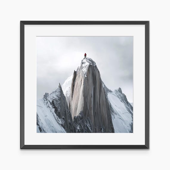 Mountain Wall Art Photography Prints Ski Winter Museum Quality Poster