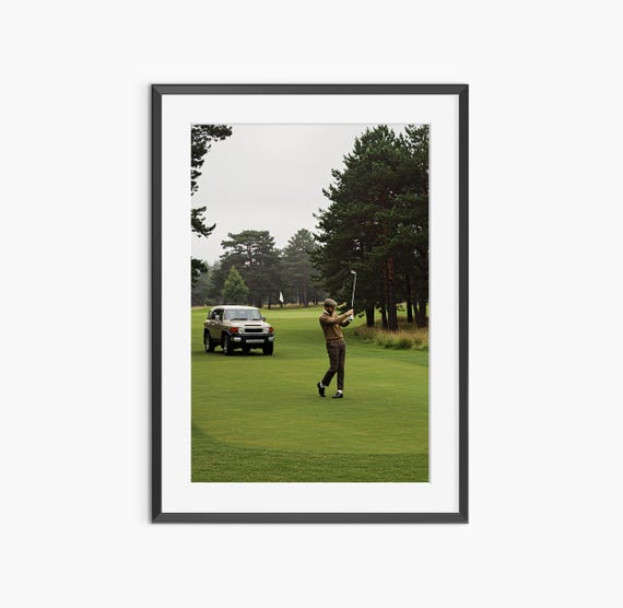 Golf Wall Art Photography Prints Poster Old Money Living Room Museum Quality