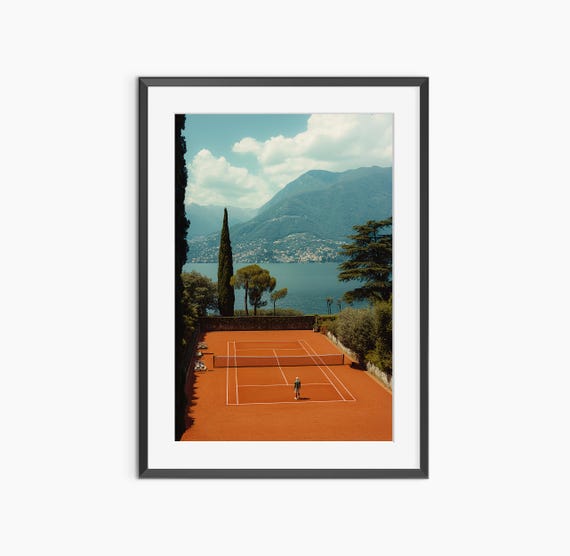 Tennis Print Photography Prints Wall Art Fine Room Decor Museum Quality Poster