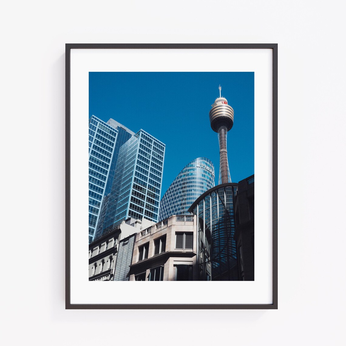 Modern Sydney Cityscape With Skyscrapers And Tower Urban Architecture Print