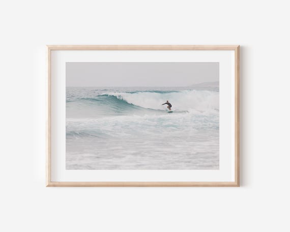 Surfer Ocean Wave Photography Print Sydney Coastal Wall Art