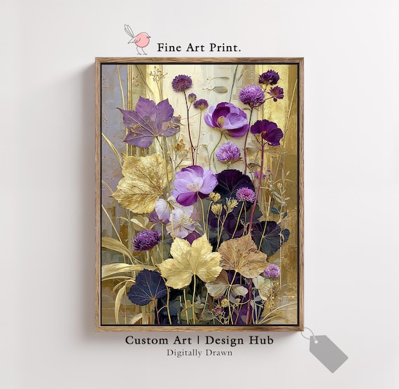 Botanical Floral Poster, Fine Home Decor