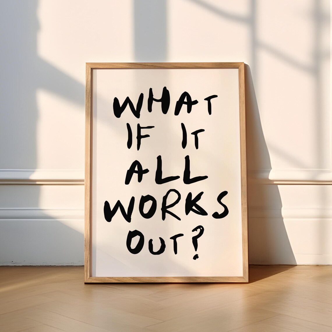 What If It All Works Out Wholesome Poster