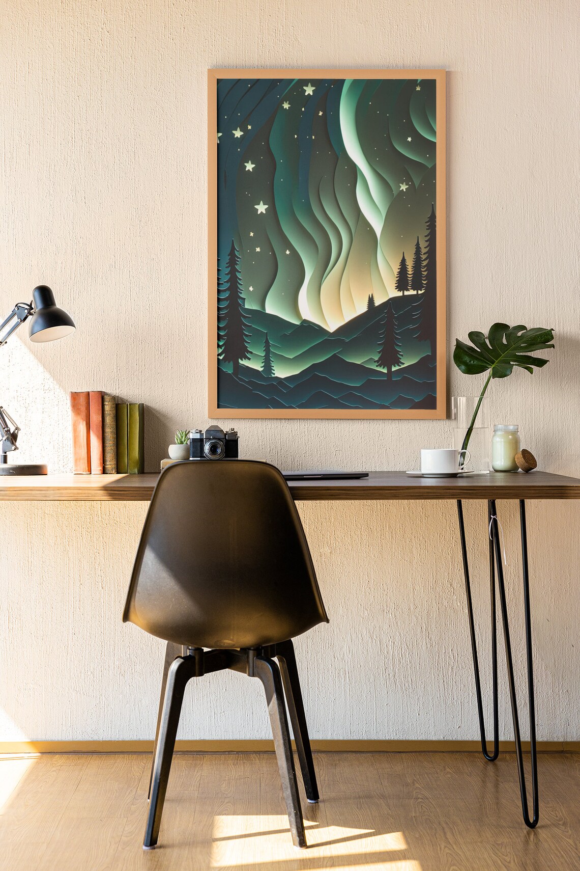 Northern Lights Print, Minnesota Travel Poster - Image 5