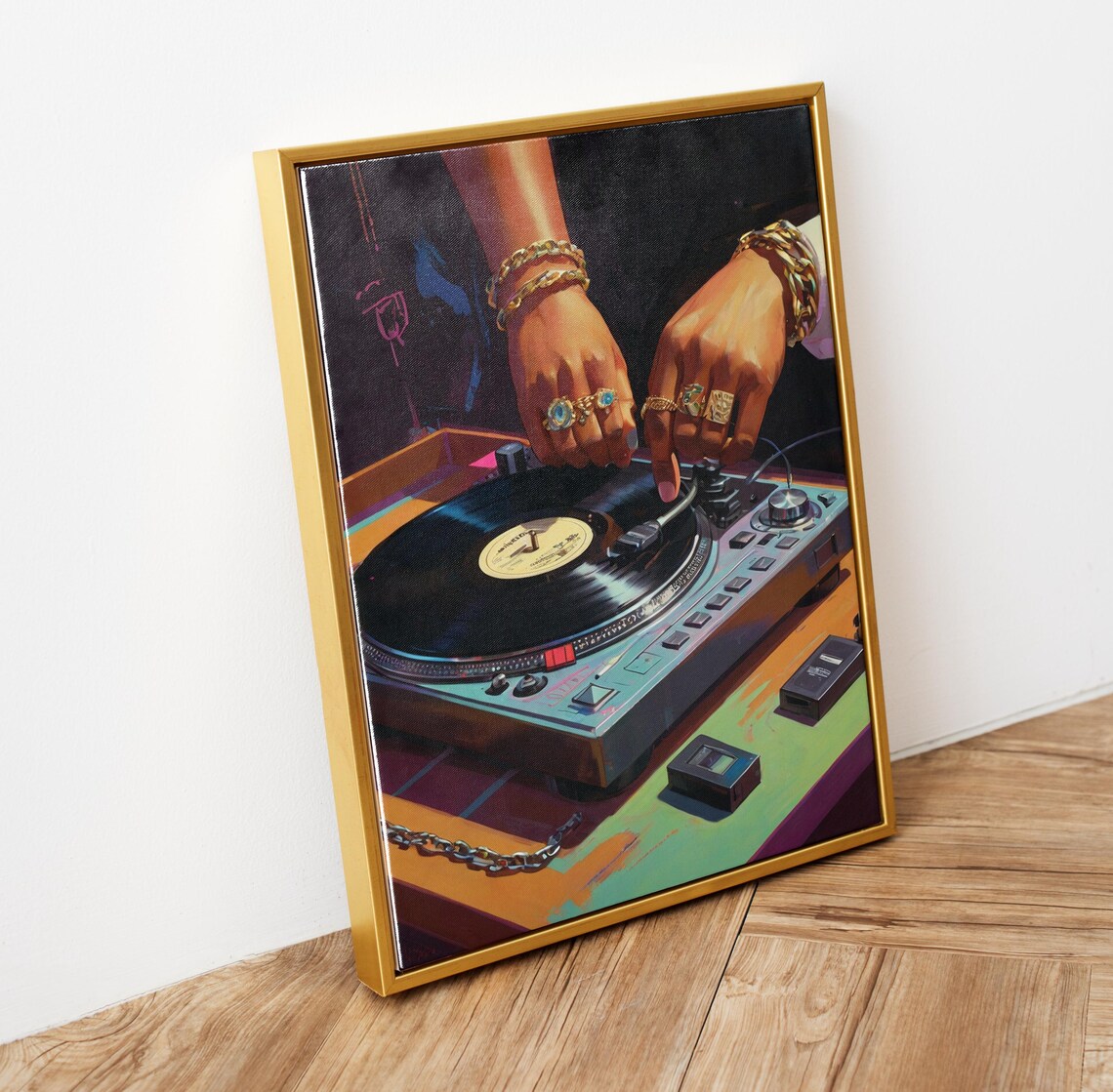Black Woman Art Vintage Record Poster Print - Image 6