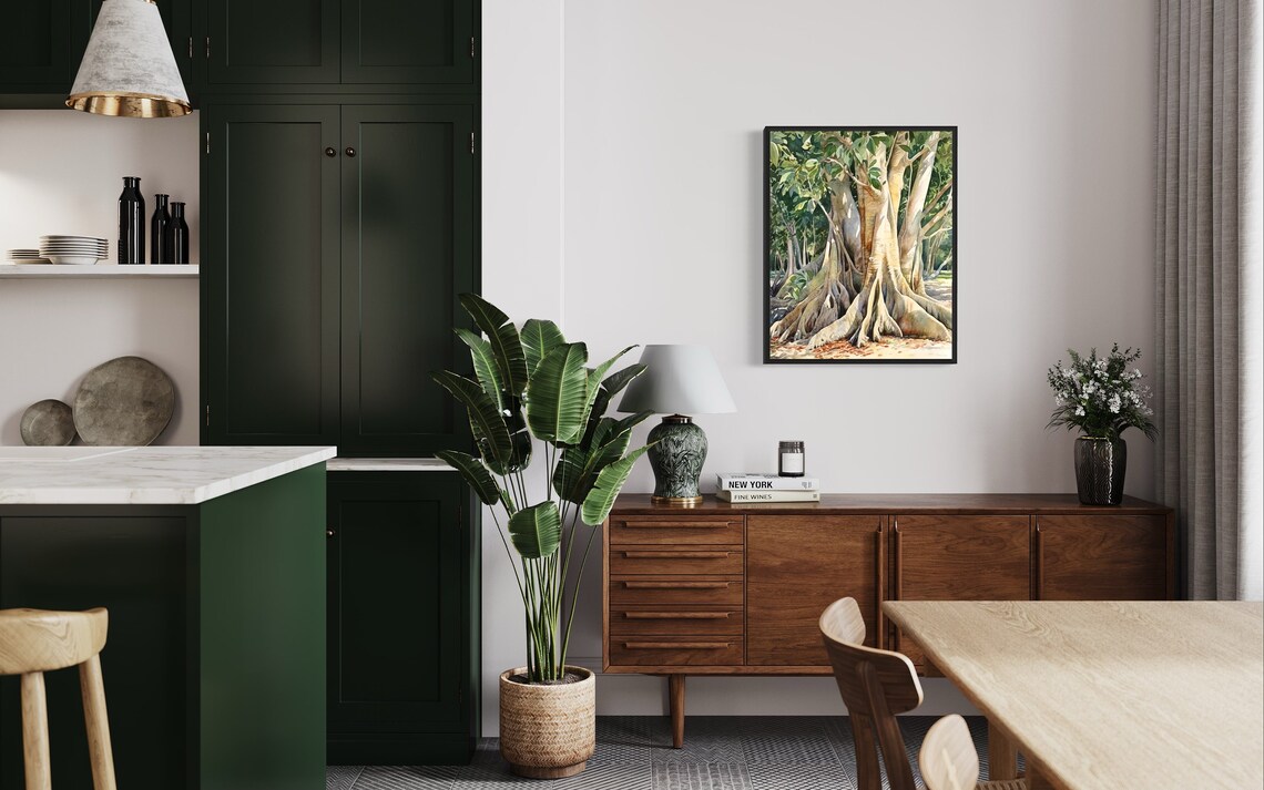 Banyan Tree Art Print, Nature Wall Decor - Image 3