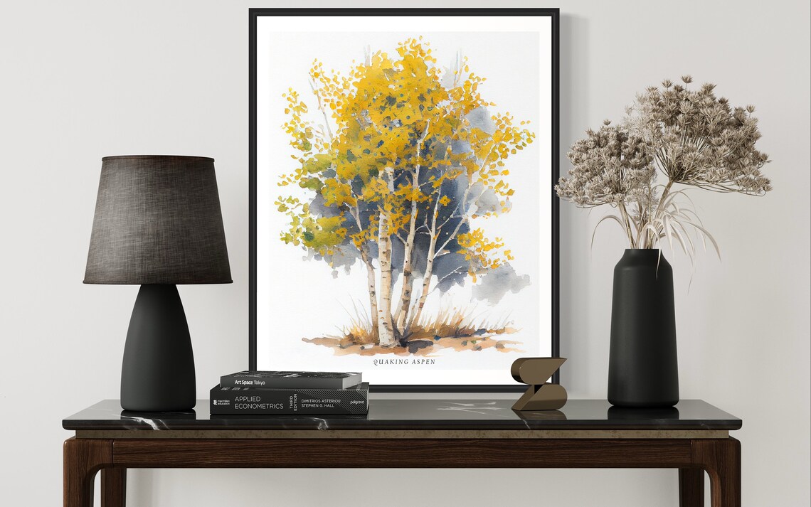 Quaking Aspen Tree Art Print, Nature Wall Decor - Image 3