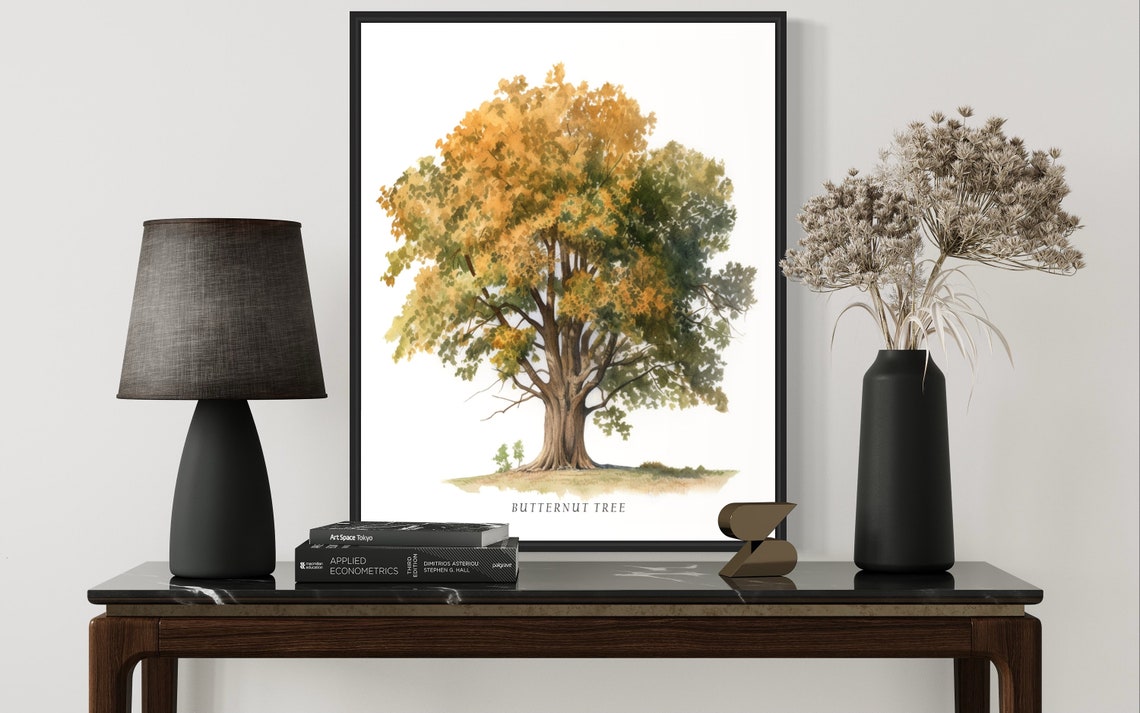Butternut Tree Art Print Butternut Tree Wall Art Poster - Image 3