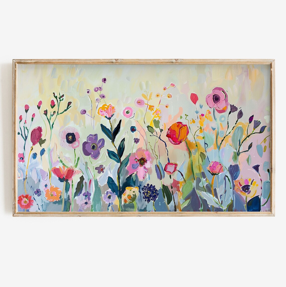 Spring Wildflower Boho Flowers Art Print