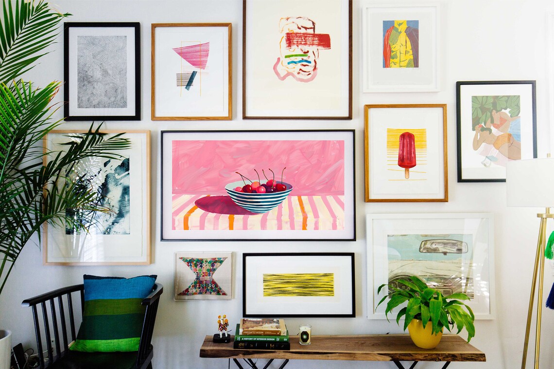 Colorful Cherry Still Life Art Print for TV - Image 3