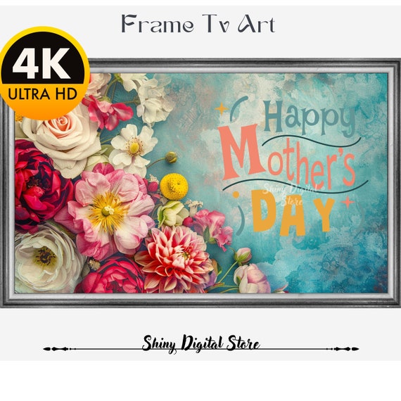 First Mothers Day Frame Mothers Day Frame Happy Mothers Day 2024 Frame Tv Art Mothers Day Mothers Day Frame Tv Mom Picture Art