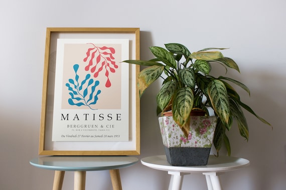 Henri Matisse Coral Seaweed Cutout 1953 Berggruen Cie Art Poster