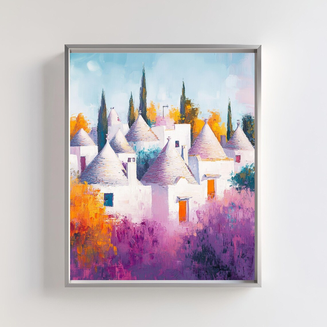 Trulli House, Minimalist Alberobello Village Landscape