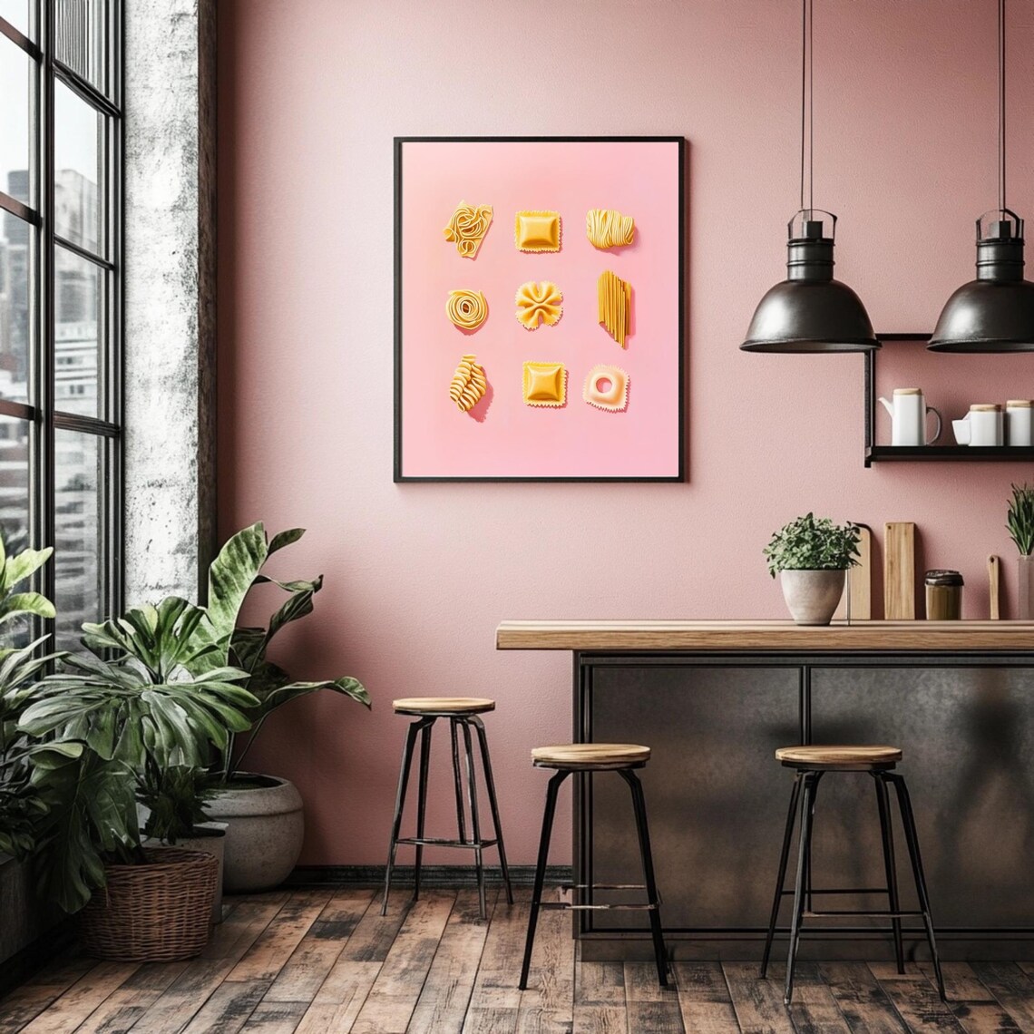Pasta Shape Guide, Pasta Lovers Art Print - Image 4