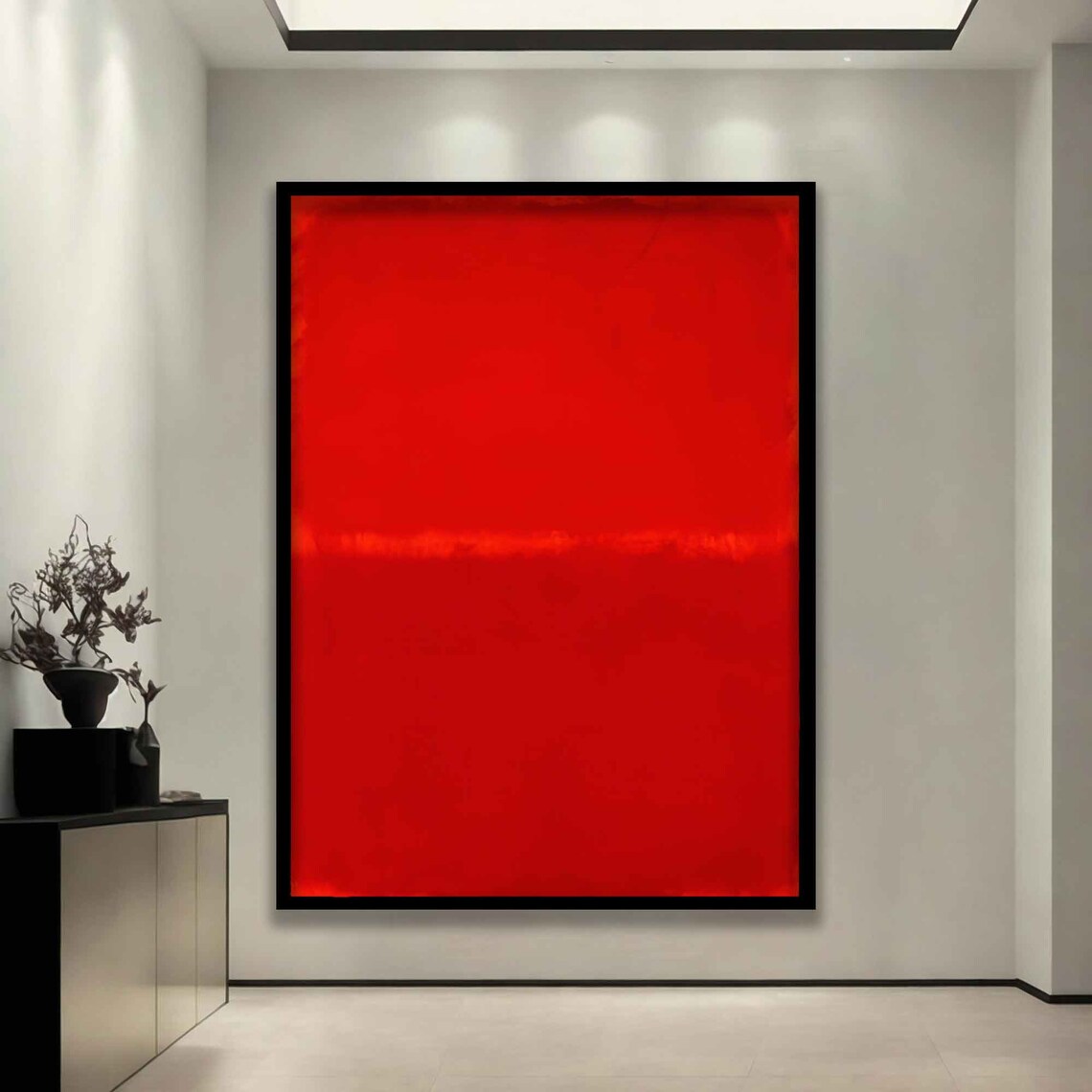 Rothko-Inspired Abstract Art Print, Modern Minimal - Image 3