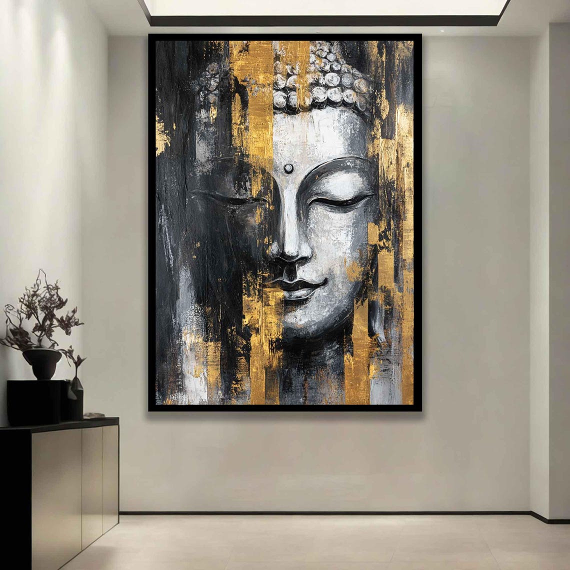 Buddha Buddha Wall Decor Gold Buddha Wall Decor Buddha Decor - Image 5