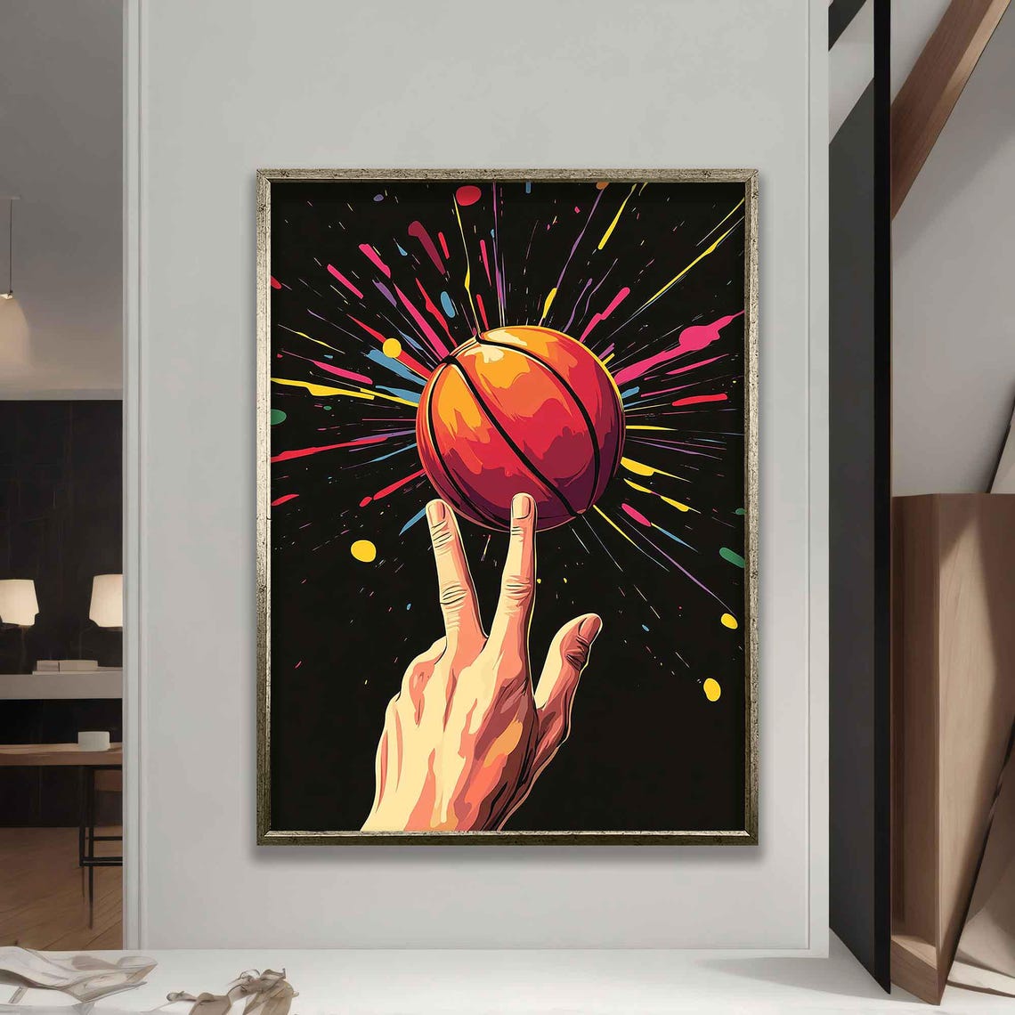 Funny Basketball Basketball Poster Basketball Prints Basketball Gifts Basketball Poster Basketball Fan Gift - Image 5