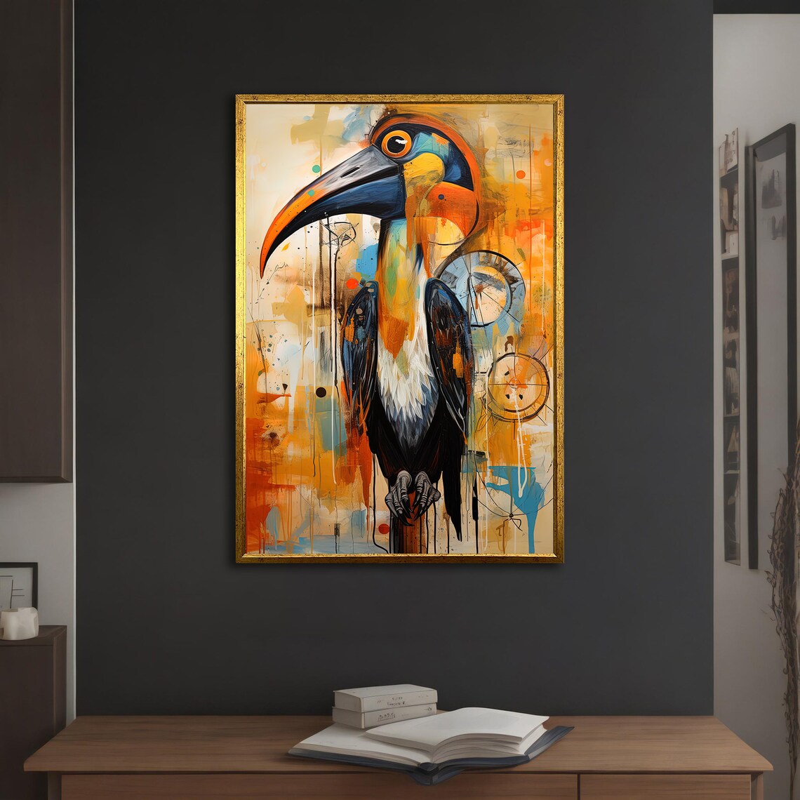 Toucan Bird Painting, Modern Decor Wall Art Print - Image 3