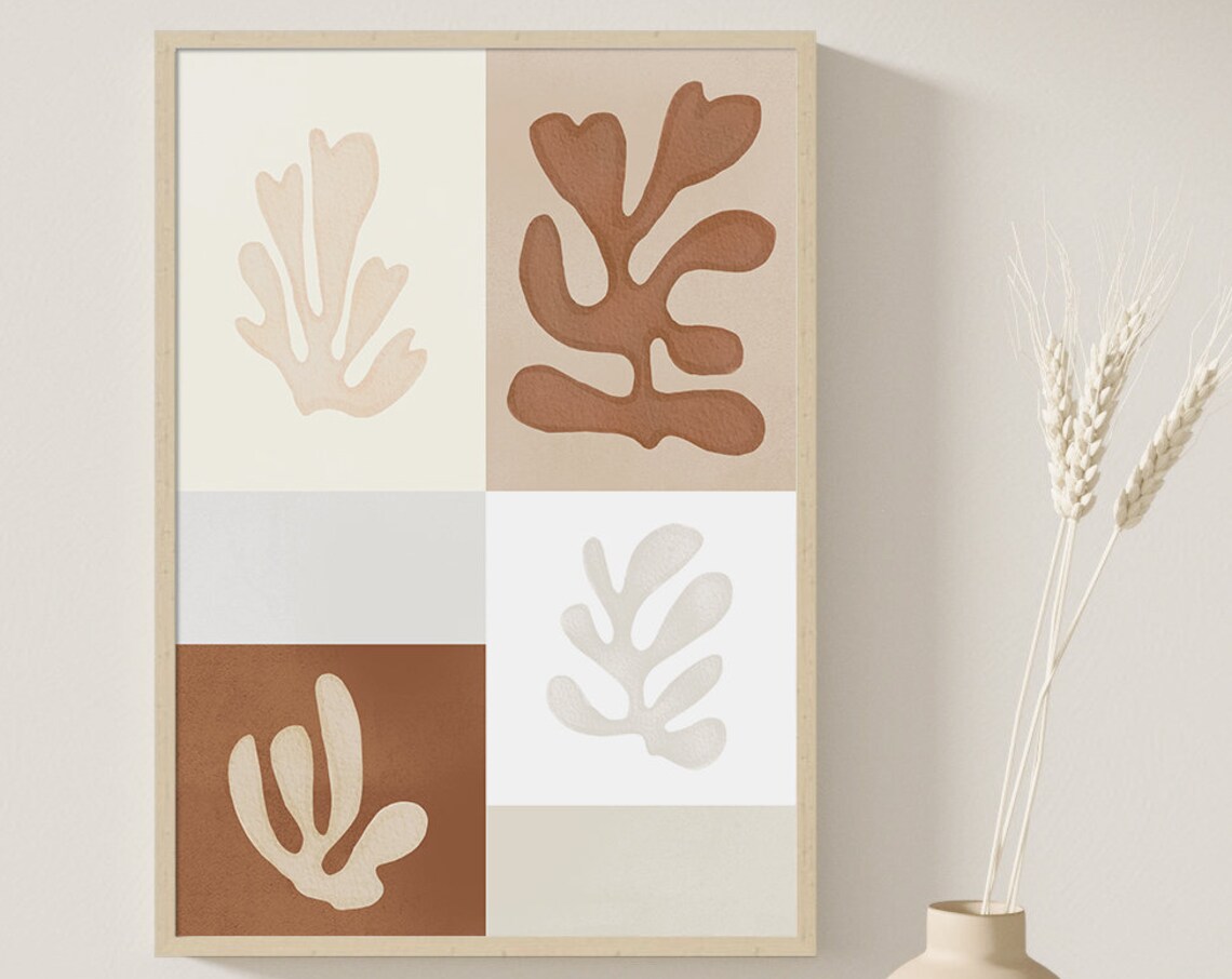 Henri Matisse Boho Decor Neutral Wall Art Wall Art Abstract Art Print Print Abstract Print Minimalist Art