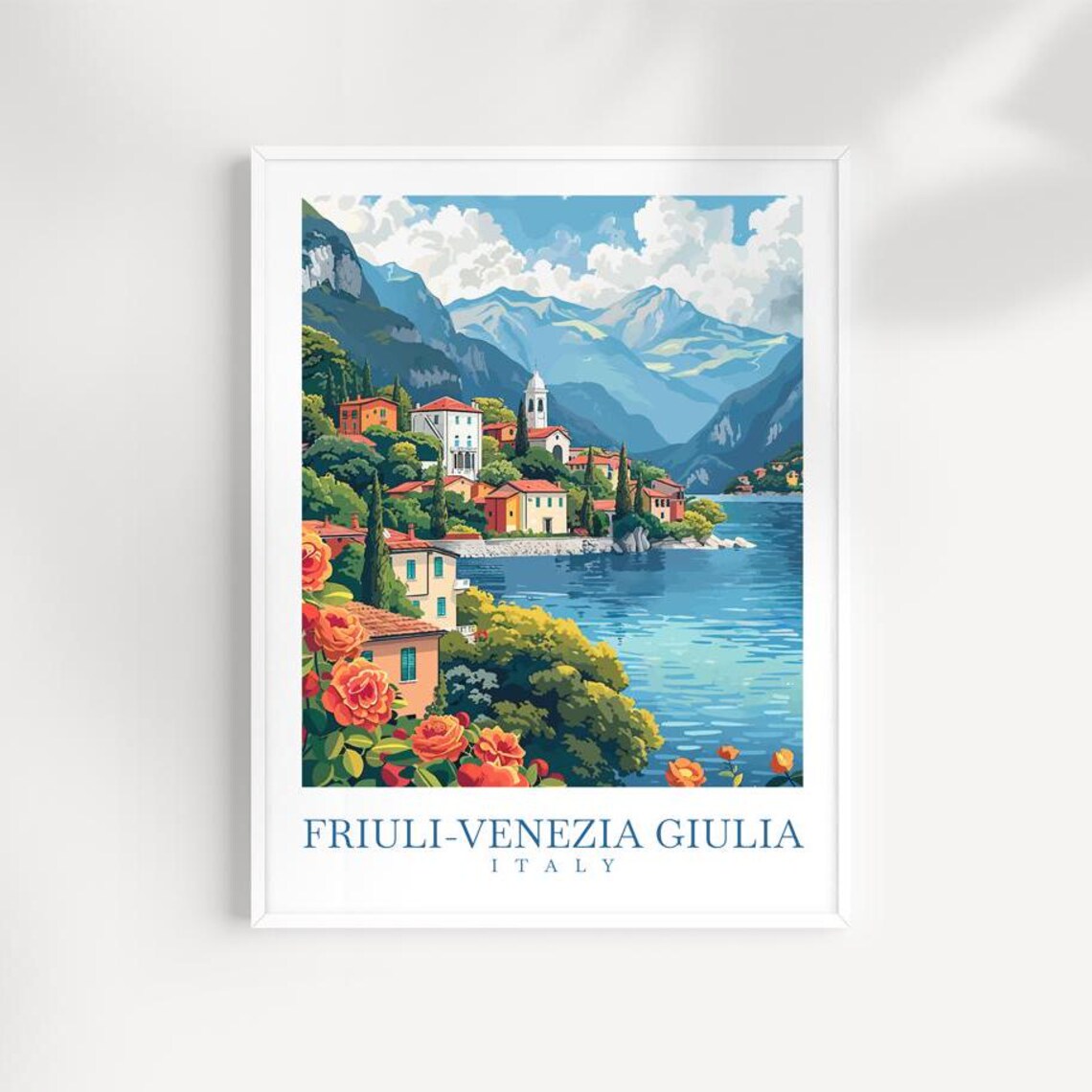 Friuli Venezia Giulia Travel Poster, Italy Region