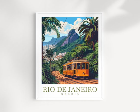 Rio De Janeiro Travel Print Wall Art