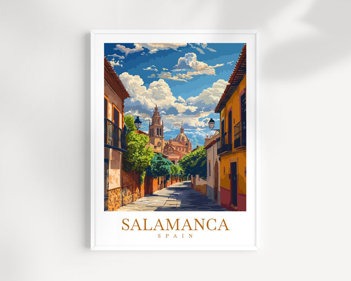 Salamanca Travel Print Spain Poster Wall Art Salamanca Wall Hanging Salamanca Home Dcor Salamanca Gift Art Lovers Salamanca Wall Art