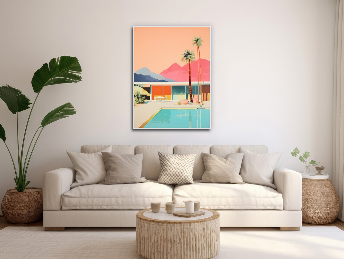 Mid Century Architecture Palm Springs Poster - Image 3