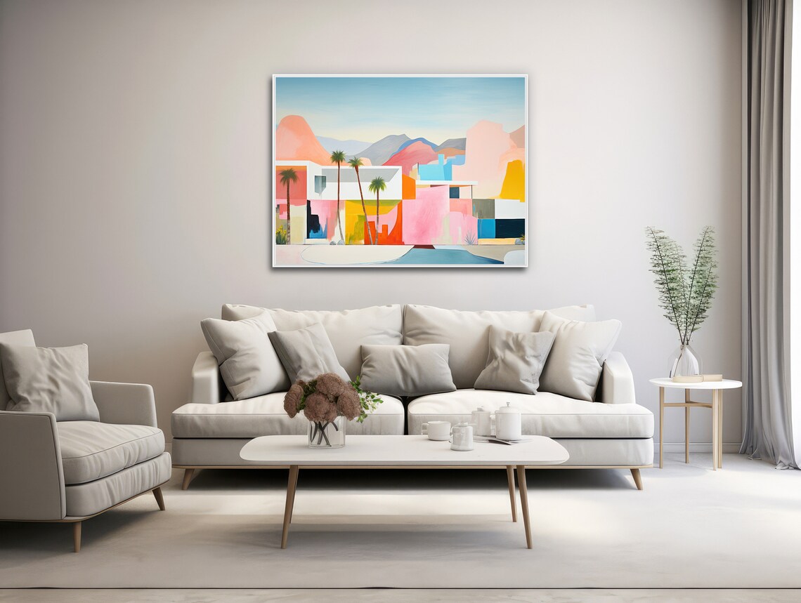 Palm Springs Mid Century Architecture Art Print - Image 3