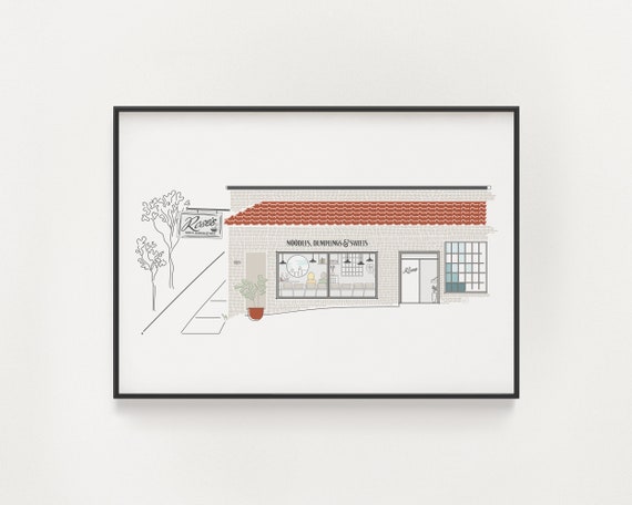 Roses, Durham North Carolina Botanical Art Print