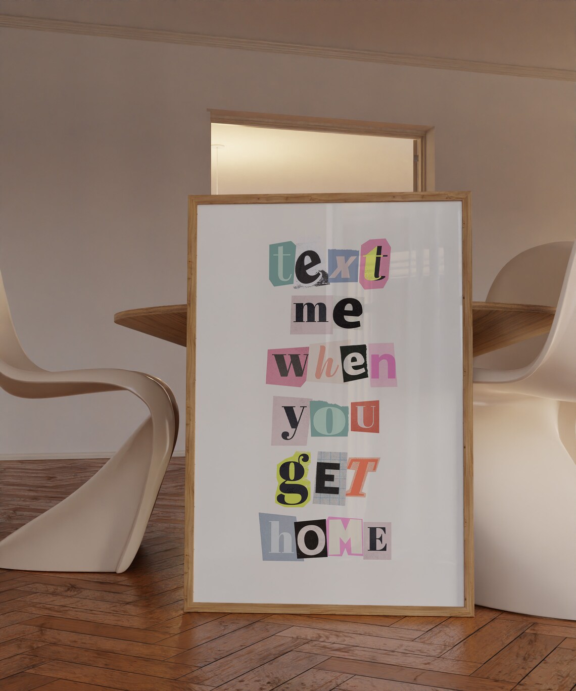 Retro Typography Poster, Burn Book Text Print - Image 2