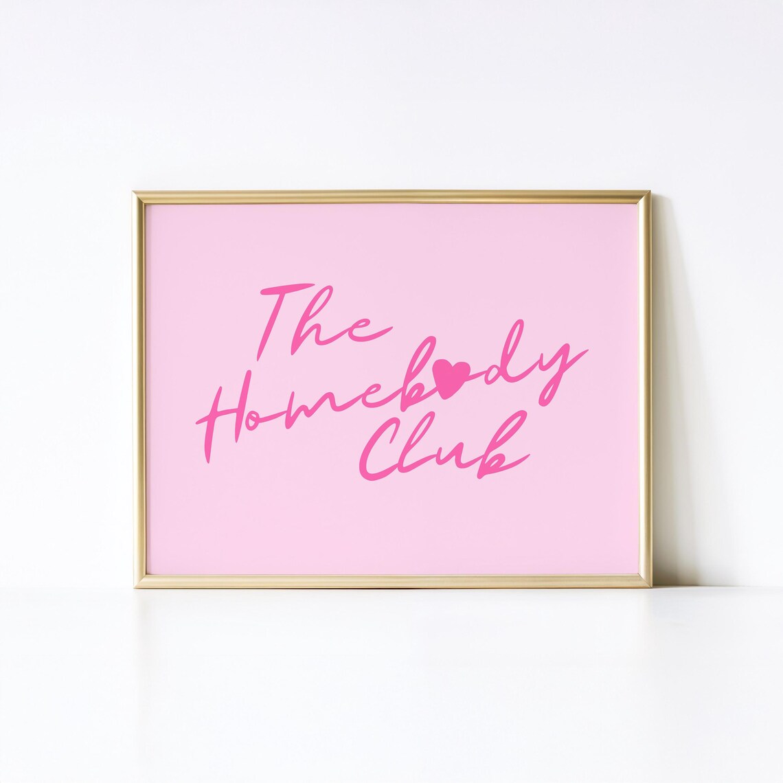 The Homebody Club Trendy Wall Art Art Print