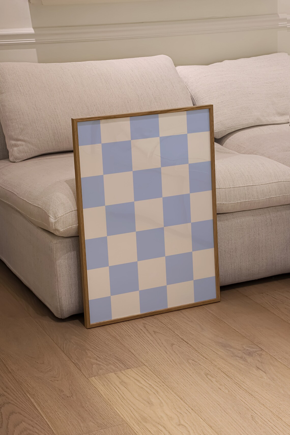 Trendy Checkered Poster, Retro Funky Print - Image 3